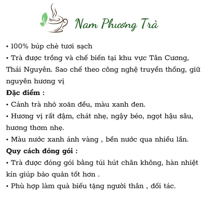 1Kg Trà Vụn Tấm Đinh Nõn Thái Nguyên Pha Uống, Trà Đá VietGap Xưởng Trà Nam Phương Chè Tea 7