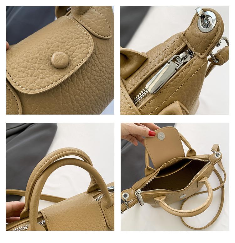 Product Introduction of New Niche Design Crossbody Small Bag Fashion All-Match Handbag Casual Shoulder Bucket Bag Women's Bag 8