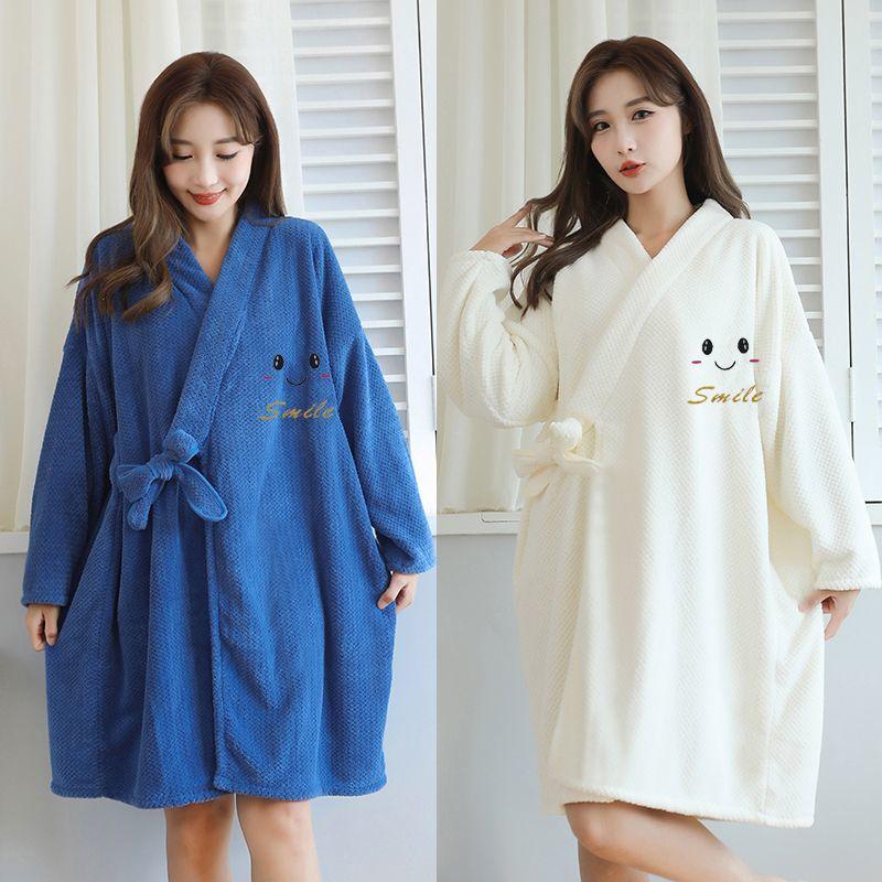 Khăn tắm, Áo choàng tắm dành cho người lớn, Thấm hút dày, Thích hợp cho phụ nữ, Có thể mặc và quấn, Mềm mại và nhanh khô, Lý Tưởng cho mùa thu và mùa đông, Áo choàng tắm đặc biệt, dành cho nữ sinh, 2024