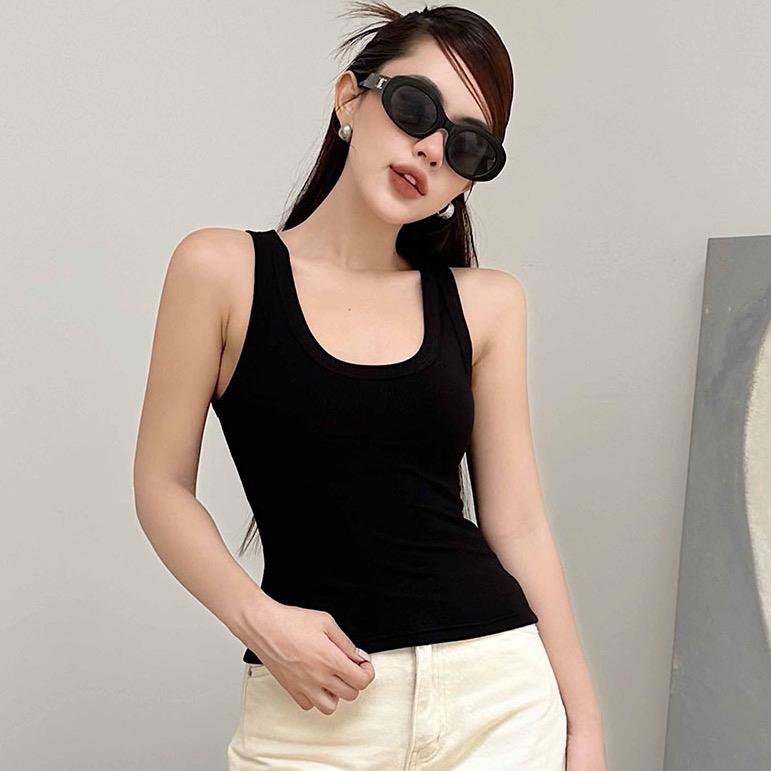 Combo 3 áo ba lỗ nữ Đậu bigsize vải tăm lạnh co giãn tốt Top Women -G245