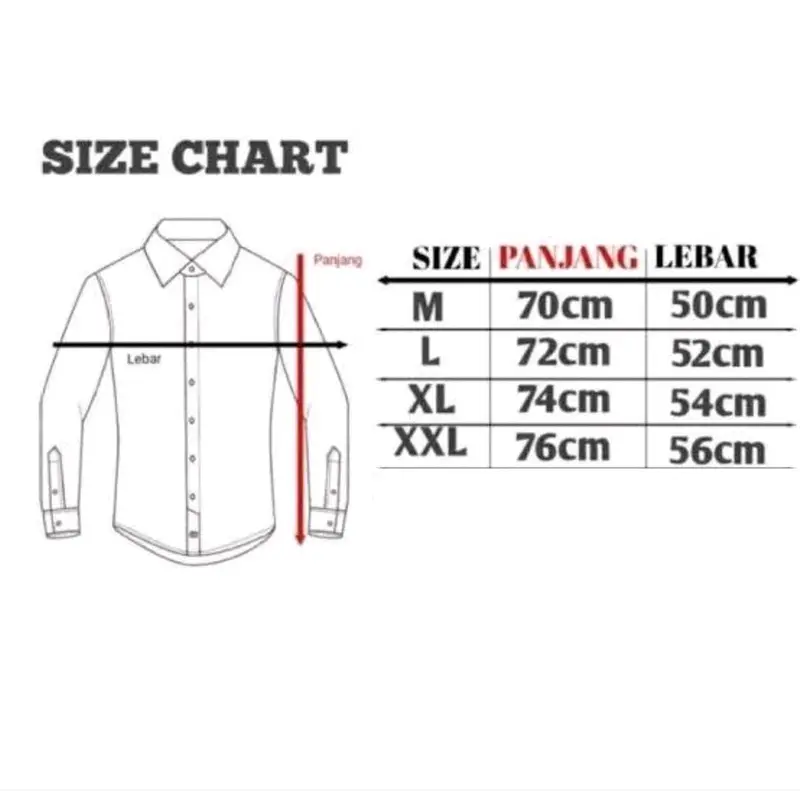 Kemeja Polos Abu Lengan Panjang Pria M L XL XXL 1