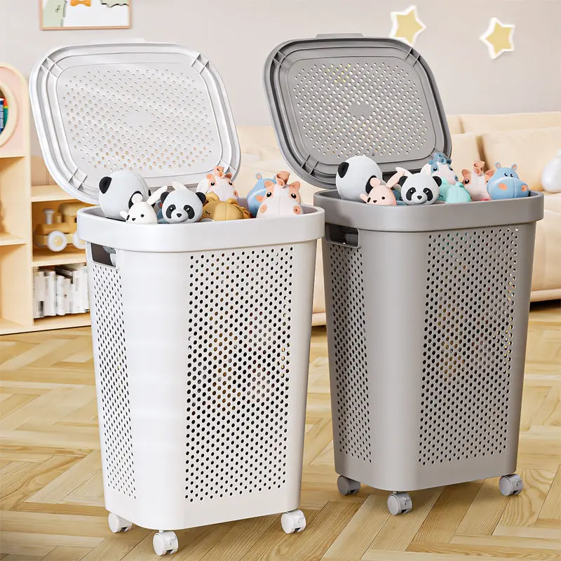 Giỏ Đựng Đồ Giặt Bẩn, Gia Dụng, Cỡ Lớn, Có Nắp, Thích Hợp Cho Phòng Tắm Và Phòng Ngủ, Giỏ Đựng Quần Áo Bẩn, Thùng Đựng Đồ, Hộp Đựng Quần Áo 7
