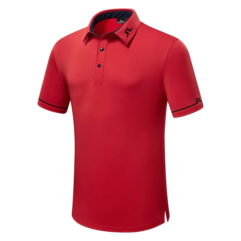 Men's golf short sleeved T-shirt Spring and summer new POLO shirt Quick drying breathable wrinkle resistant casual sportswear shirt