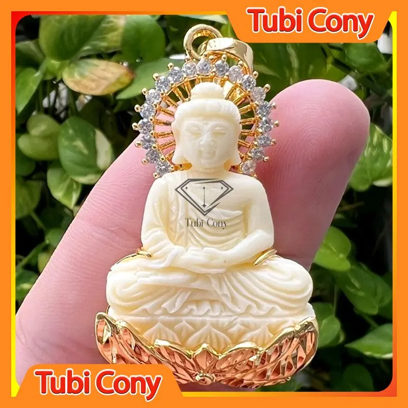 Mặt Dây Chuyền Phật Thích Ca Mâu Ni Phật 050RDX1.091221 Màu Trắng 0