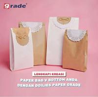 Gambar Paper Doilies COKLAT uk 5,5 inch / Alas Kertas Renda Uk 14 cm dari Anugrah Plastik_NEW Kota Surabaya 3 Tokopedia