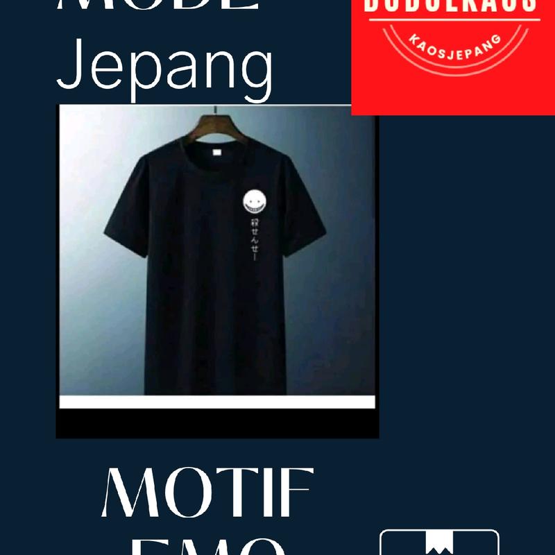 kaos Jepang viral Santai Santai Crew Neck Lembut 5