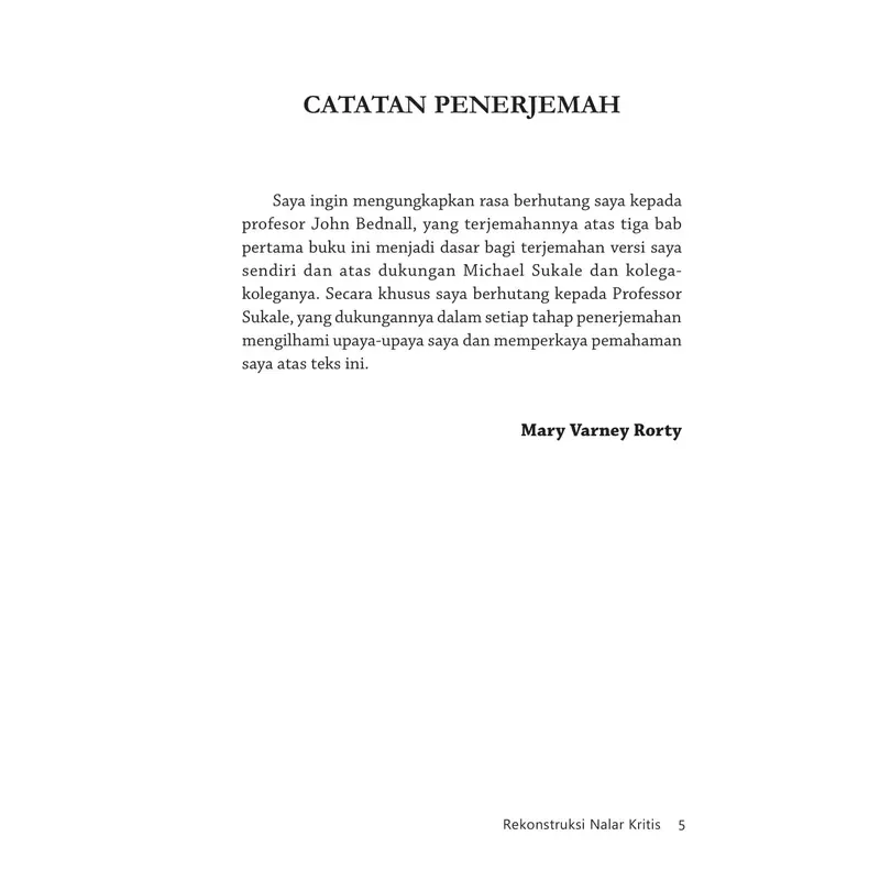 Buku Rekonstruksi Nalar Kritis Metode Berpikir Kritis - Hans Albert - IRCiSoD 2
