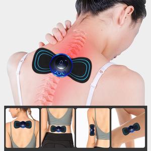 เครื่องนวดคอไฟฟ้า หน้าจอ LCD 8 โหมด ช่วยคลายกล้ามเนื้อแบบพกพา