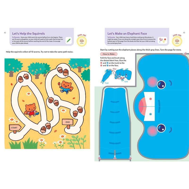 Product Introduction of 100% Quality Gakken Play Smart Activity Workbook Series Age 4+ 9