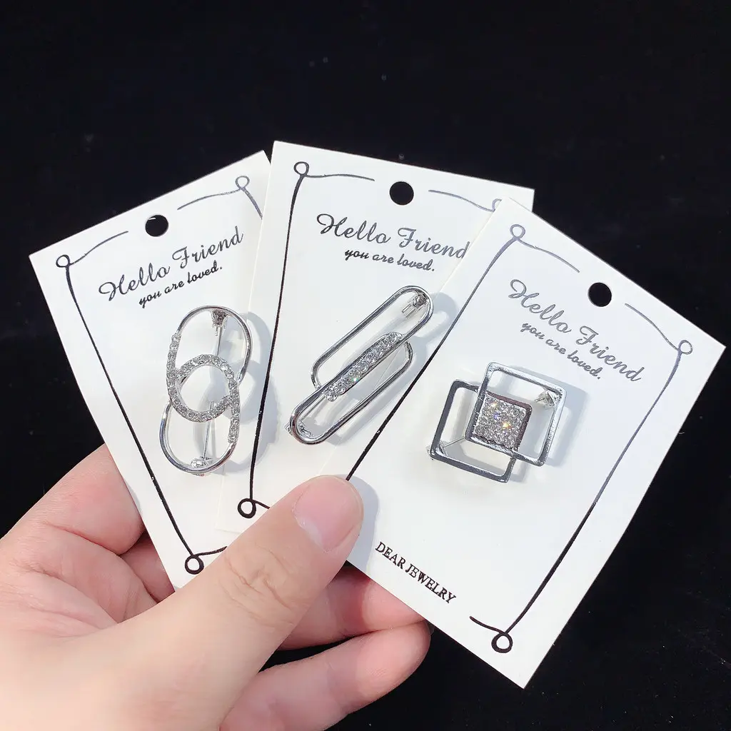 Anti glare clip for fixing clothes decorative waist clip