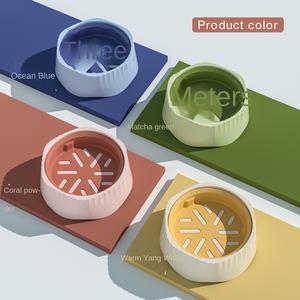 ชามสัตว์เลี้ยง ชามอาหารสุนัข ชามอาหารสุนัขแบบป้อนช้า แบบใช้คู่ ป้องกันการสำลัก ชามอาหารสุนัขป้องกันล้น อเนกประสงค์  ชามข้าวหมา