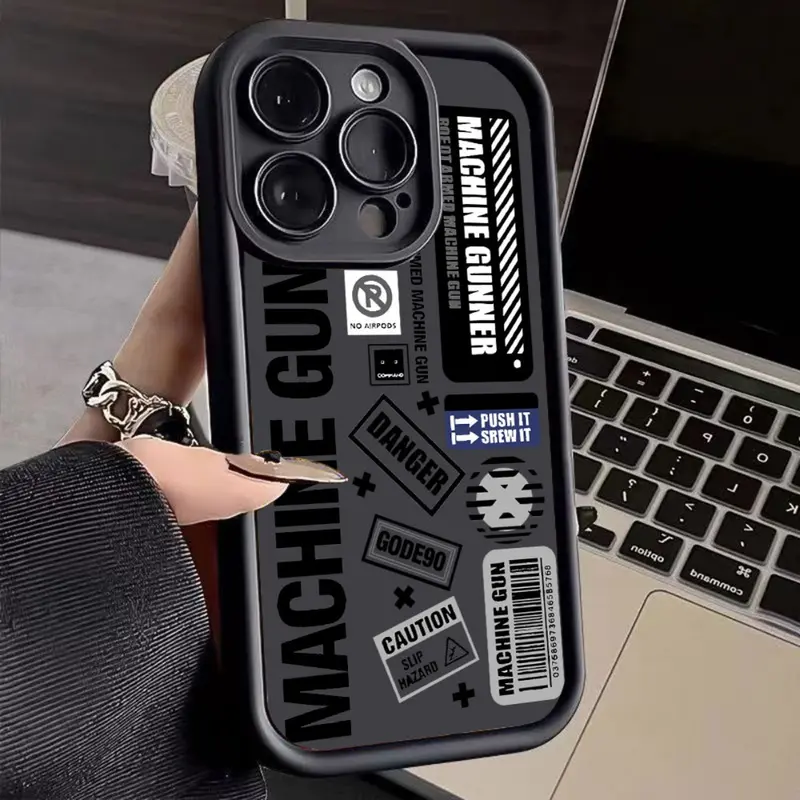 WenQi Case for Realme C63 C67 C65 C61 Note 50 C51 C53 C21Y C55 C15 C35 C30 C31 C20A Realme 10 11 6i 5 7i C11 2021 C30s C17 C21 Narzo 50A Creative Airline Ticket Labels Soft Phone Case 5