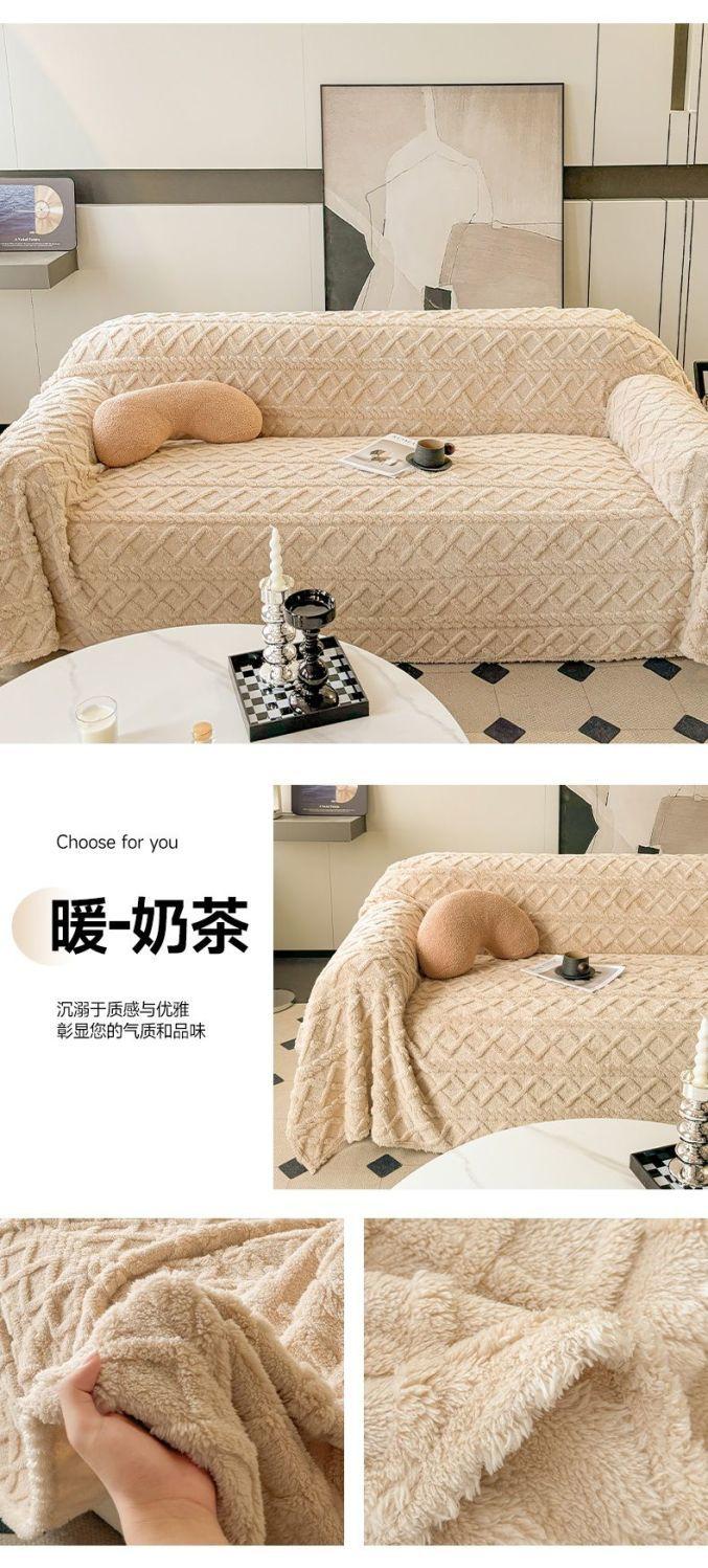 Product Introduction of [ 28k People Collection] Anti-Cat Scratch Sofa Cover Cloth, Internet Celebrity, All-Season Non-Slip Sofa Towel, Full-Coverage Luxury Blanket 22