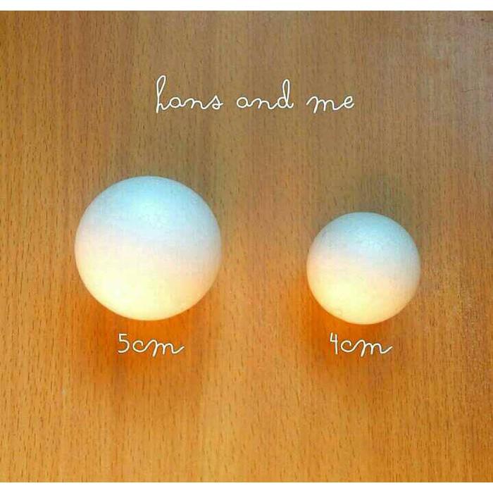 Bola Gabus 5cm - Bola Sterofoam / Styrofoam 1