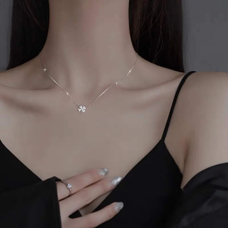 Dây chuyền Lucky Mini bạc s925 women vòng cổ trang sức nữ - Metoosilver