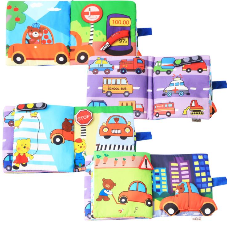 Product Introduction of Cloth Books Infant Early Cognitive Development My Quiet Bookes Baby Goodnight Educational Washable Cloth Book Activity Book 2