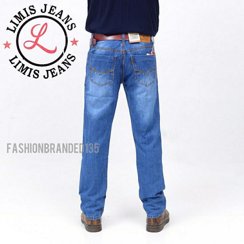 Celana Jeans Panjang Pria Standar Reguler Limis 0riginal Denim Best Quality 28 sampai 38 Basic Nyaman 1