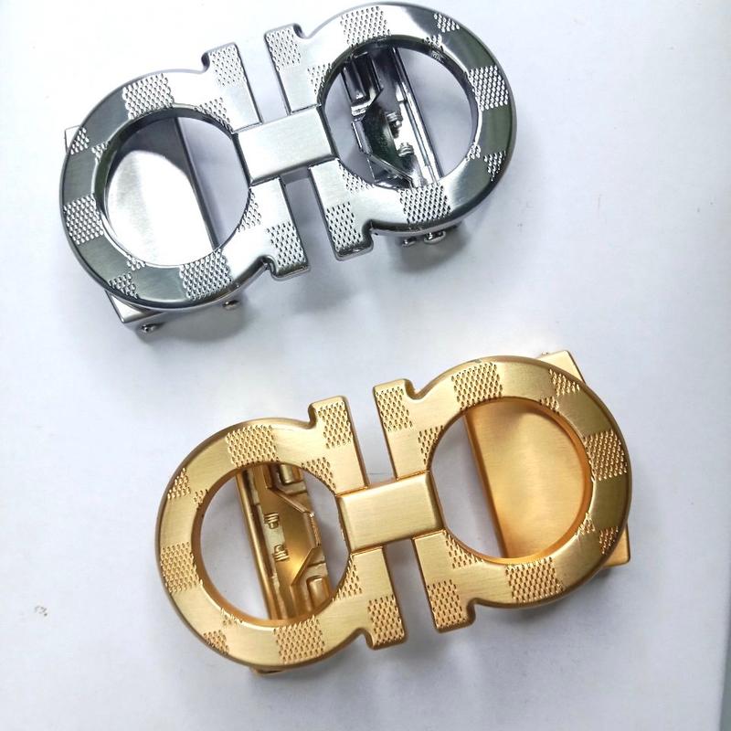 Mặt thắt lưng nam chữ AA karo không kèm dây bản 3,5cm gạt tự động Huế Trần Shop