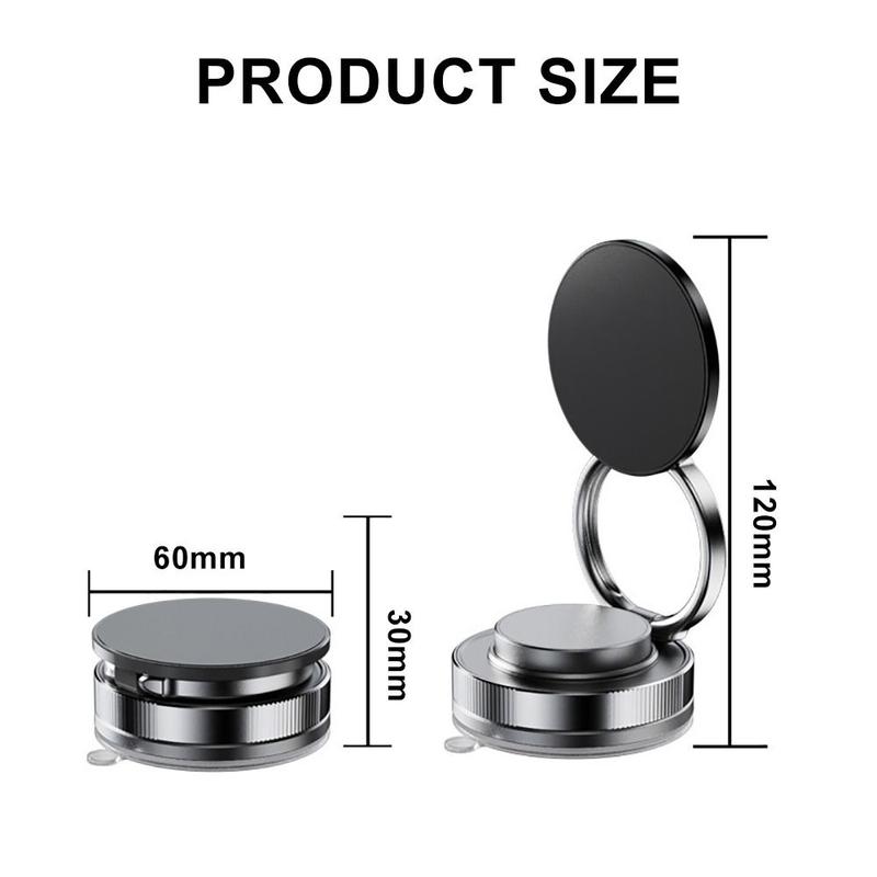 Product Introduction of High Quality Vacuum Suction Magnetic Phone Holder Folding for Magsafe Car Mount Phone Bracket Universal 360° Adjustable Phone Stand Bathroom 14