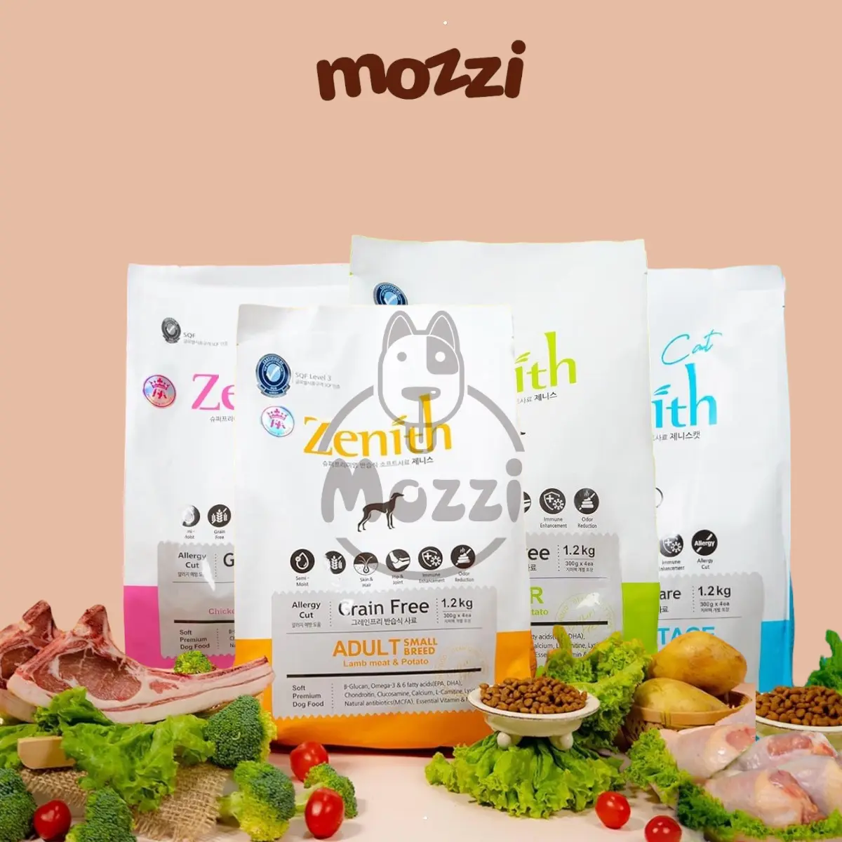 Thức ăn hạt mềm Zenith cho chó mèo [300g - 500g - 1.2kg - 3kg]