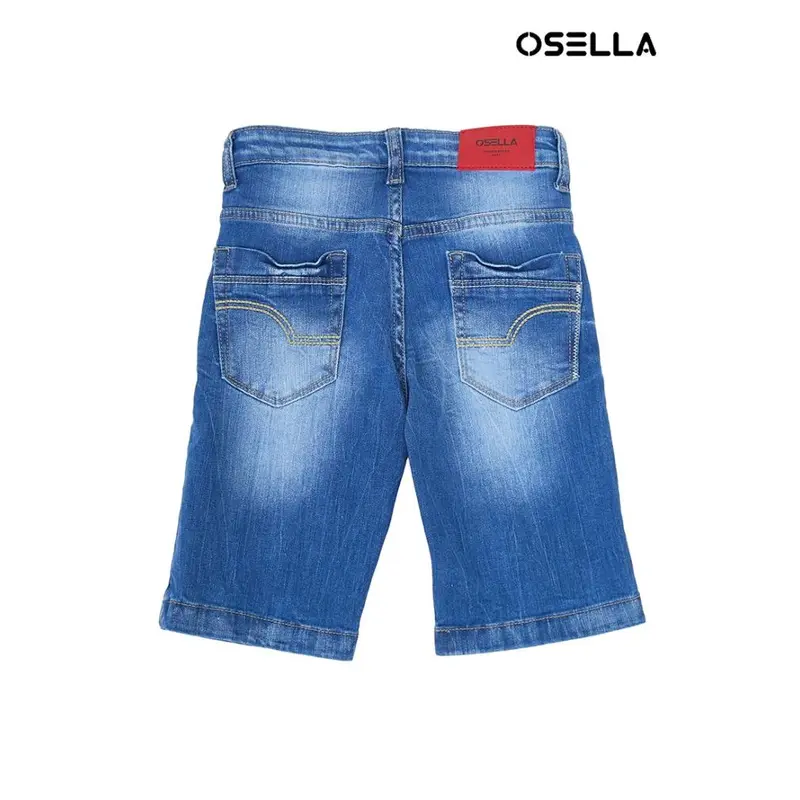 [NEW] Osella Kids Lunar Short Jeans In Dark Blue Medium Wash 22863002A | Celana Jeans Pendek Anak Laki-Laki 1
