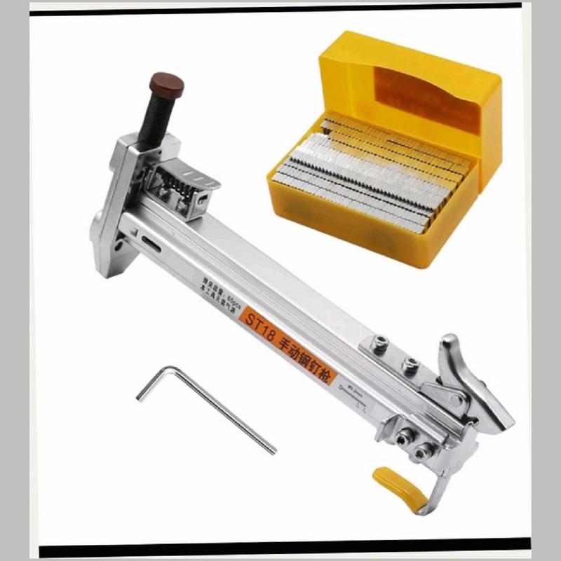 Búa đóng đinh nẹp diện, đóng đinh bê tông liên hoàn tự động ST18 TẶNG kèm hộp 800 đinh