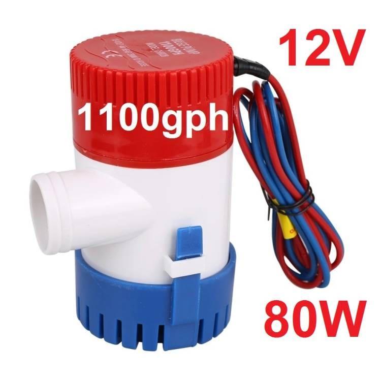 【Ready Stock】Bilge pump DC 12V Pompa air celup 1100GPH CH8028 Pump Mini Submersible Serbaguna