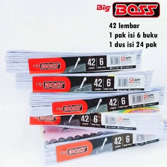 buku tulis big boss 42 lembar 1pak
