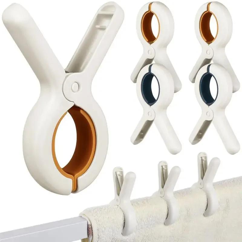 3Pack Plastic Clothes Pins with Strong Anti-Rust Springs Heavy Duty Beach Towel Clips Laundry Clothespins to Keep Towel 5