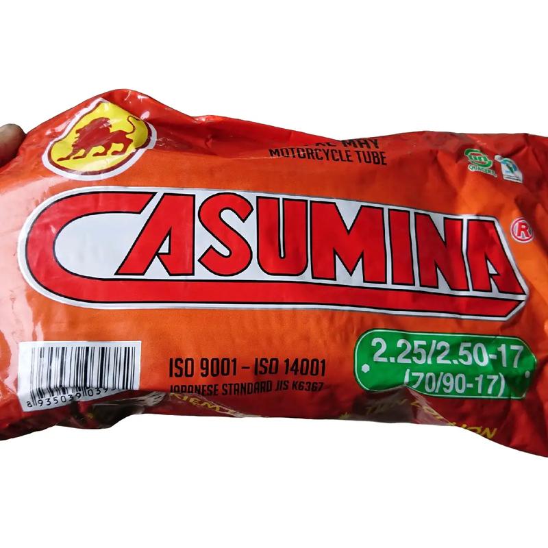 săm xe máy hiệu CASUMINA 2.50-17  Phụ Kiện Phụ Tùng Lốp Cao Su ruột xe máy