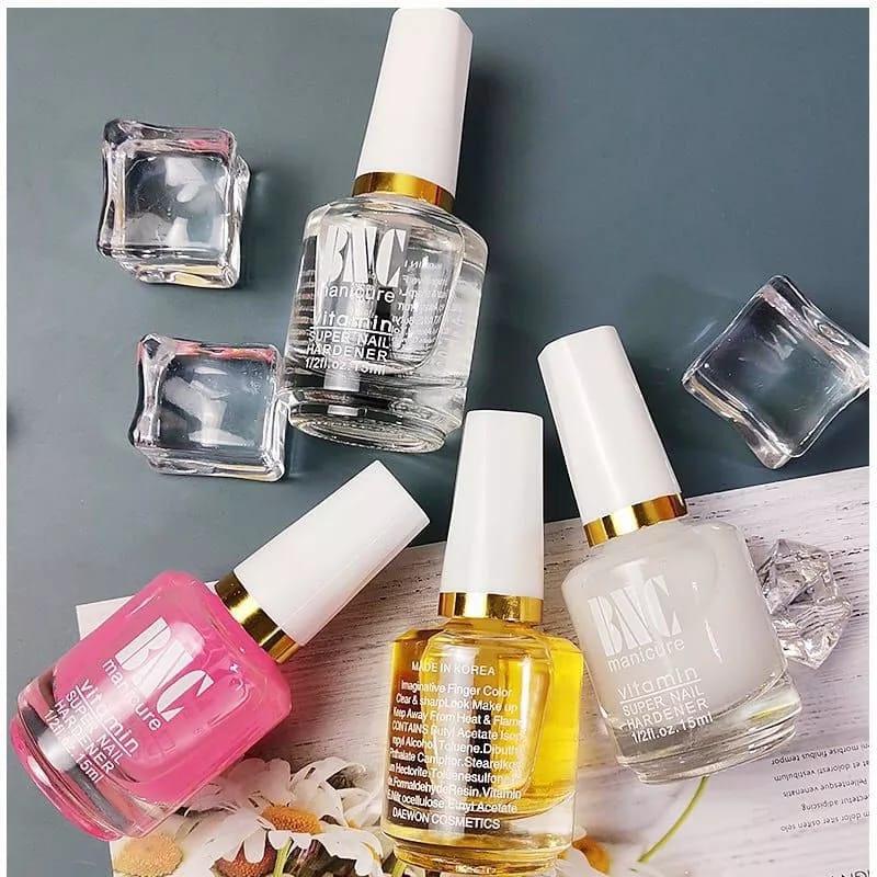 BNC Vitamin Kutek Kuku Cuticle remover / TOP Base Coat / Oil Softener Minyak Pelindung Manicure Pedicure Nail Polish Cream Krim Gel Polish Termurah Art Kering Kuning 1