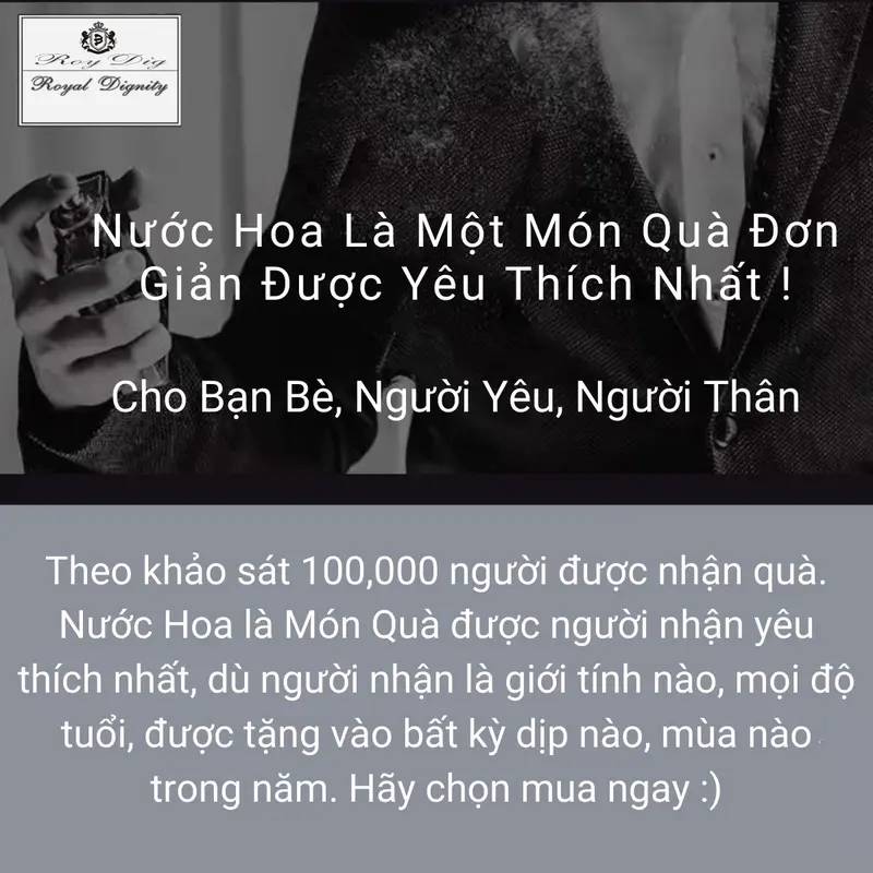 Nước hoa nam thơm lâu hương nhẹ nhàng nam tính Saugace 100ml dầu thơm nam cao cấp NH162 Perfume Cosmetic Xịt Thơm Tinh Dầu 6