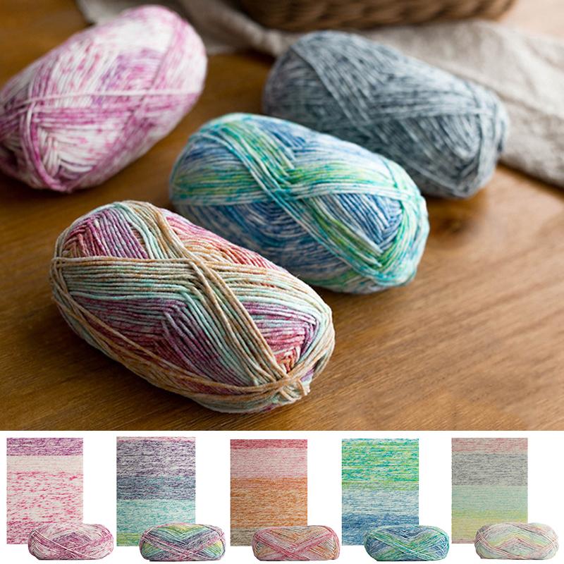 Product Introduction of 40g/roll Duan Dyed Acrylic Wool Yarn DIY Woven Knitting Sweater Sock Scarf Colorful Crochet Yarn Sewing 22