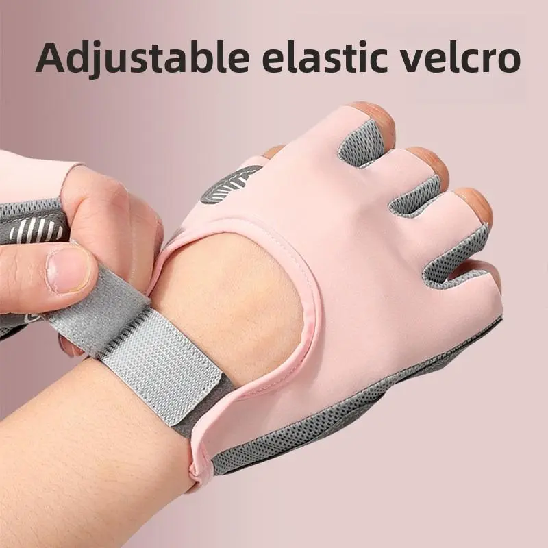 Breathable Fitness Fingerless Gloves, Non-slip Shock Absorption Half Finger Gloves, Sports Gloves for Yoga & Training, Sports & Outdoor Accessories 6