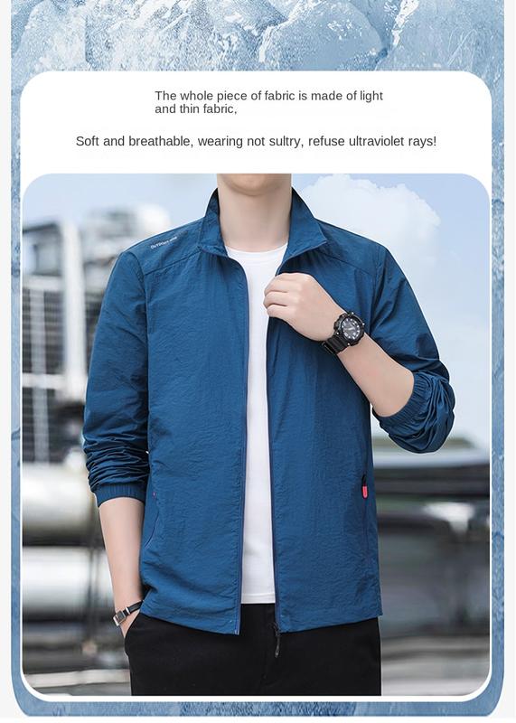 Product Introduction of Quần áo chống nắng thể thao ngoài trời cho nam và nữ trẻ trung, quần áo da nam, quần áo câu cá, thoải mái và thoáng khí, áo khoác chống nắng chạy bộ nhẹ, quần áo chống nắng hàng đầu 5