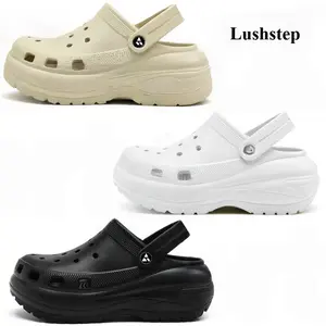 Lushstep Classic Meca Crush Clog Sandal Wantia Wedges Baim Selop Import Nyaman Kodok Jibbitz Size 36-40