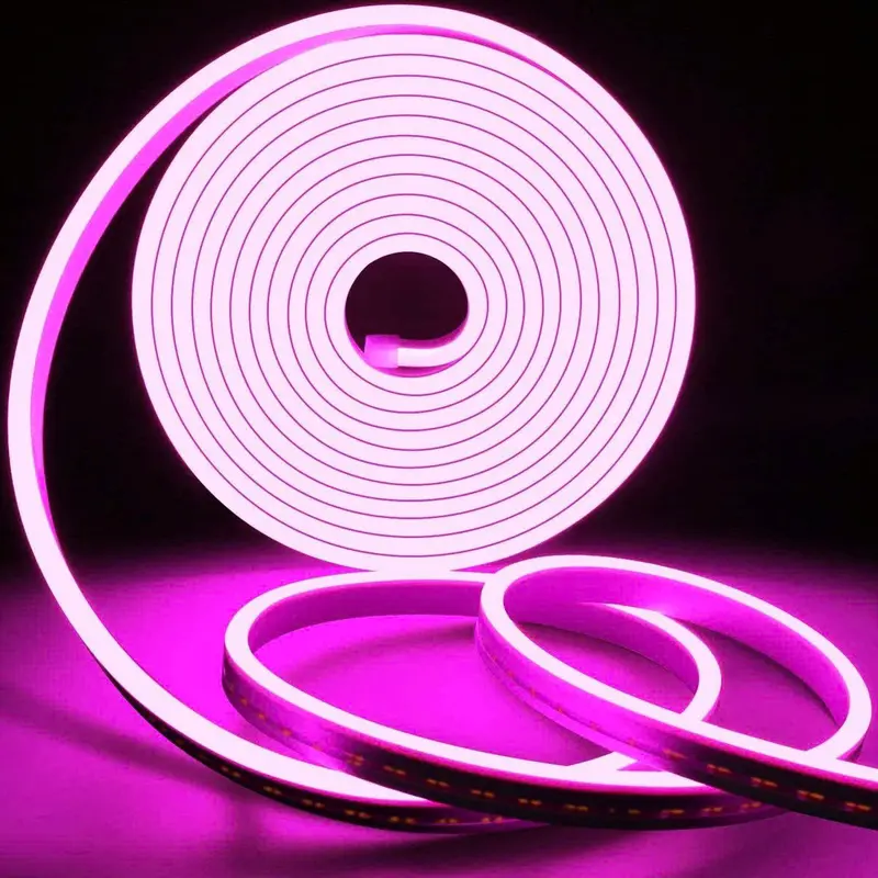 Combo 5M-10M Neon Dùng Điện 220V Kèm Nguồn Nhựa Silicon Chống Nước Dùng Trang Trí Trong Nhà Hoặc Ngoài Trời 8