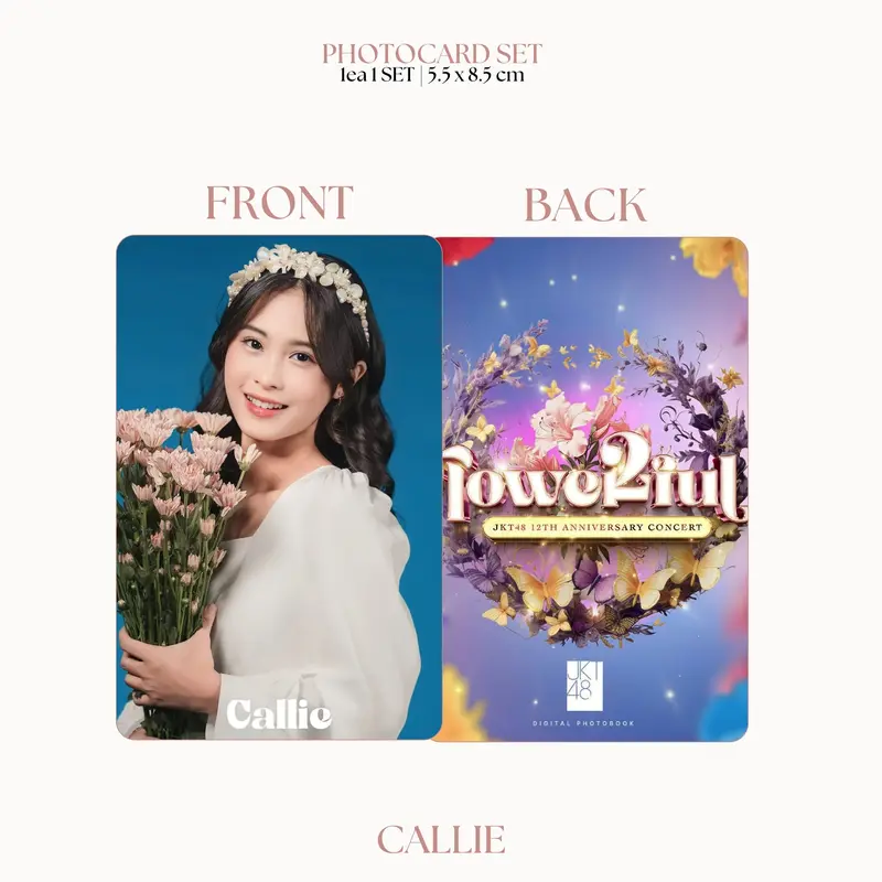 PHOTOCARD JKT48 FLOWE12FUL 2SISI (HARGA 1 PCS + LAMINASI 2 SISI) JPOP CARDS IDOL UNOFFICIAL ADEL ALYA AMANDA ANINDYA ASHEL CALLIE CATHY CHELSEA CHIKA CHIRSTY CYNTHIA DAISY DANELLA ELI ELIN ELLA FENI FIONY FLORA FREYA GENDIS GITA READY STOCK ! 6