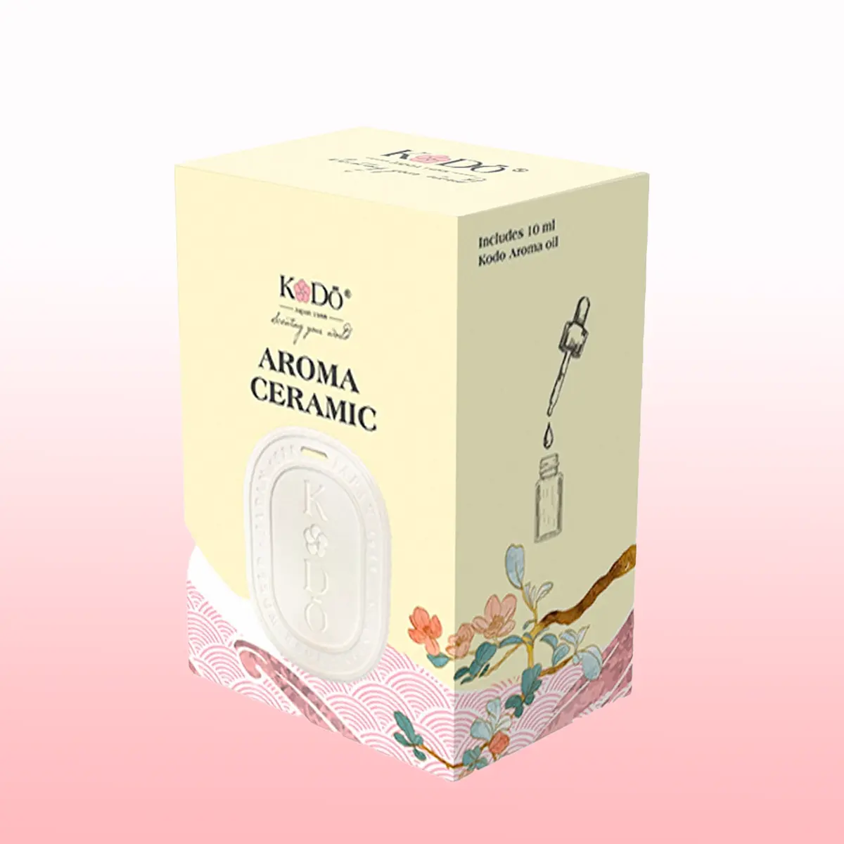 Miếng sứ thơm cao cấp KODO Giúp Khuếch Tán Mùi Hương (Không Kèm Tinh Dầu) Dầu Thơm Phòng Nước Hoa