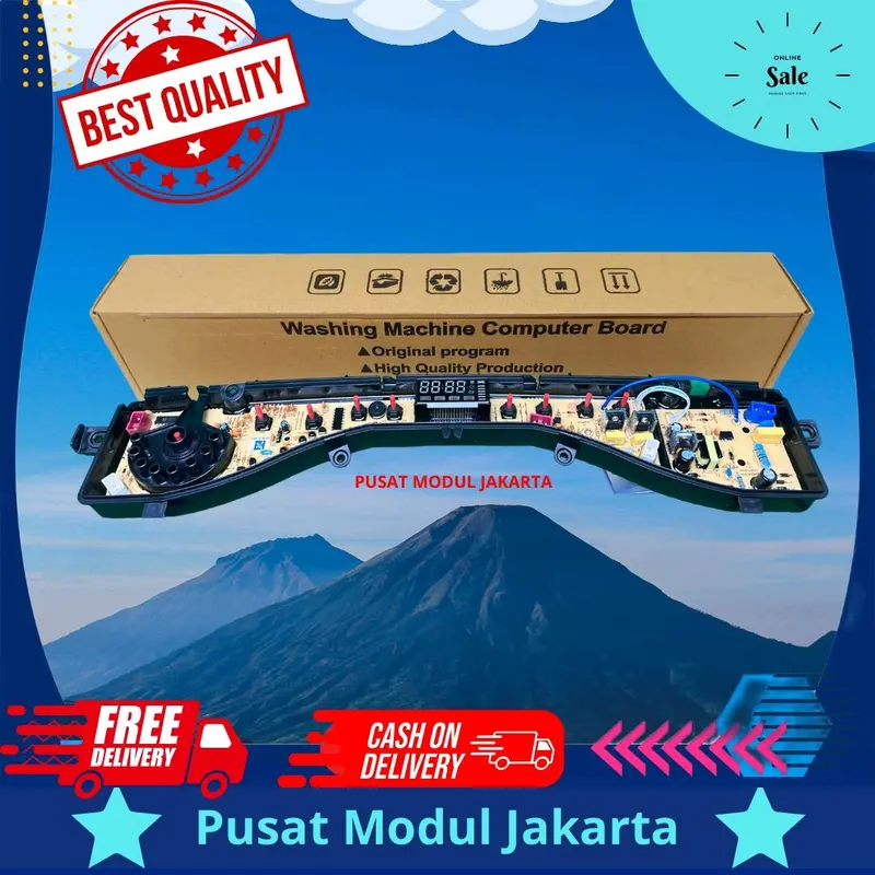 modul pcb mesin cuci POLYTRON PAW 7511 / PAW 8511 / PAW 9511 0