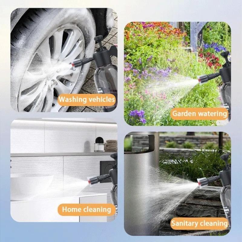 2L Car Washer Spray Bottle, Car Wash Foam Pressure Spray Bottle, Portable Foam Sprayer for Car Cleaning 3