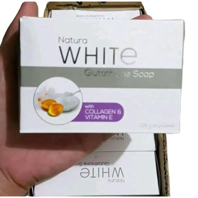 NATURAWHITE GLUTATHIONE SOAP 135grams with COLLAGEN and Vitamin E -Whitening,  Antiaging Body Care Body Wash Hydrating Skin Care Moisture
