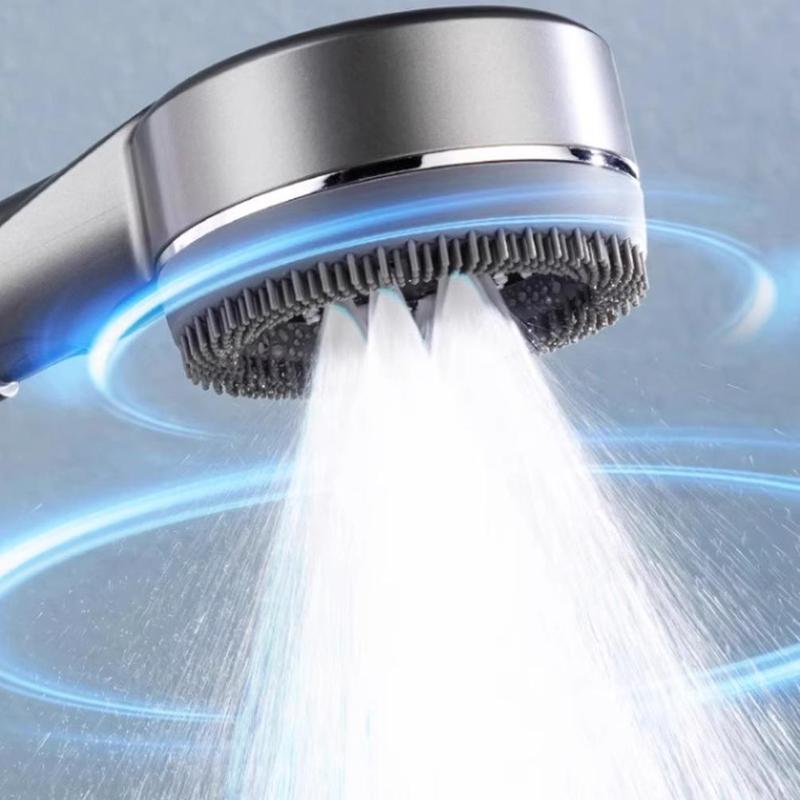 Shower Head Set, 3 Counts/set Including Handheld Shower Head & Hose & Holder, High Pressure Shower Head Set, Bathroom Shower Equipment 4