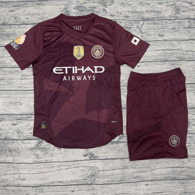 Bộ Quần Áo Bóng Đá Manchester City SK 2025 Vải Gai Thái Cao Cấp - Top 10 QUẦN ÁO ĐẸP