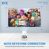 Gambar Mini Smart Projector NYK PY-100 200 ANSI Lumens HD 720P - Mini LCD Projector NYK Smart Android PY 100 dari GGSTORESBY Kota Surabaya 5 Tokopedia