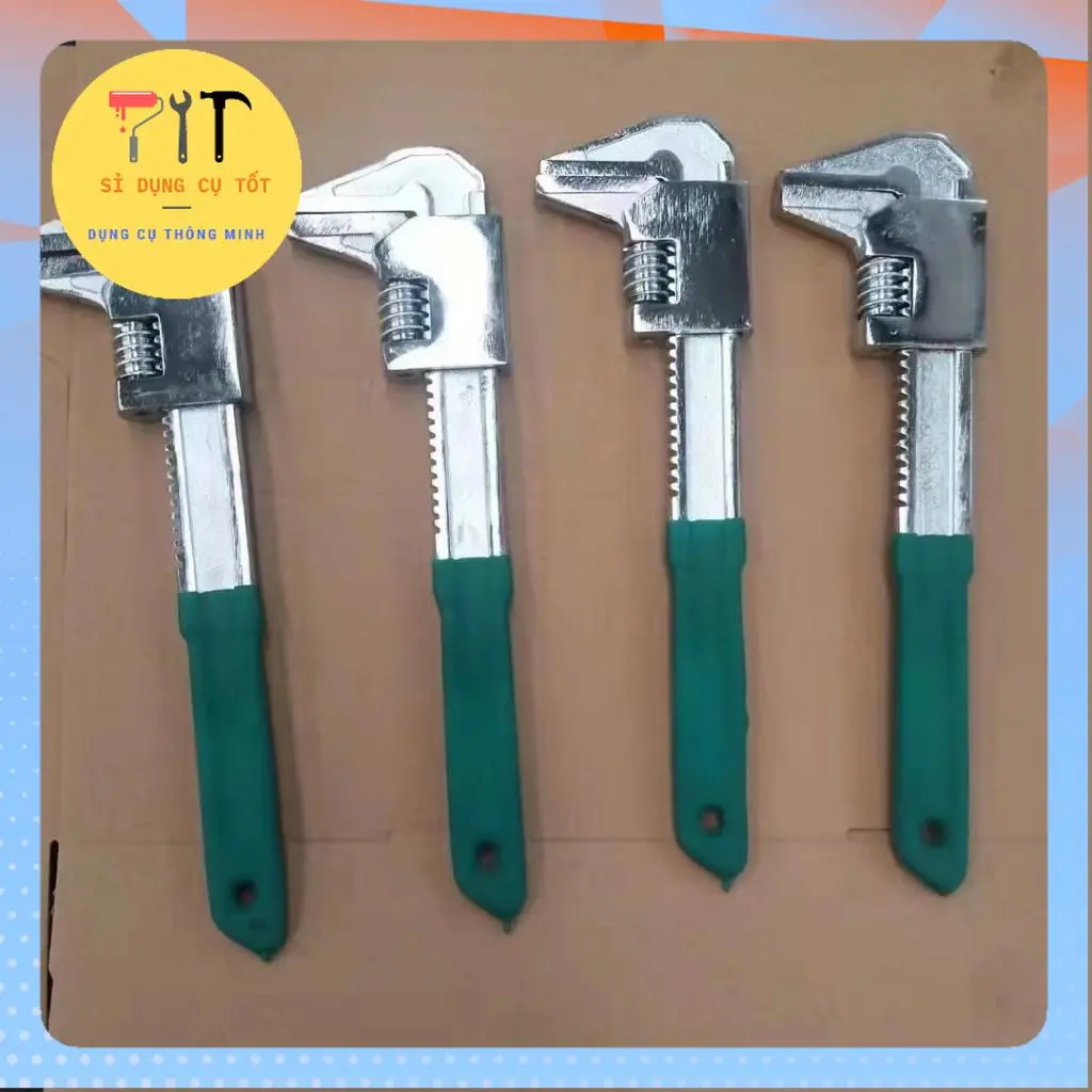 Mỏ lết Chữ F với Khả Năng Vặn Ren, Téc, Mỏ Lết Kìm nước chữ F,  Vặn Ống - Hợp Kim Chất Lượng Cao