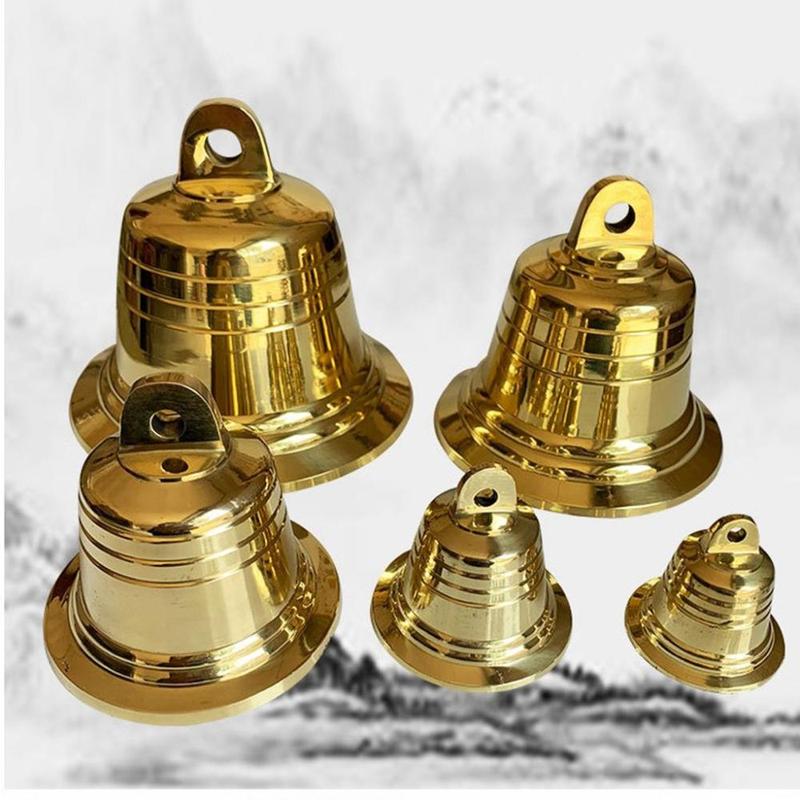 1 pcs Âm Thanh rõ ràng Giáng sinh Chuông Tinh khiết Đồng Treo Chuông Chất lượng…
