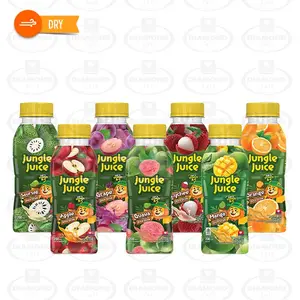 JUNGLE JUICE 200 ML - APPLE, GRAPE, GUAVA, SOURSOP, ORANGE, LYCHEE, MANGO