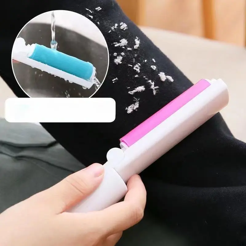 Reusable Lint Roller, Portable Mini Lint Roller, Foldable Clothes Hair Removal Tool, Plastic Hair Removal Tool for Home & Travel, Sticky Roll, Hair Remover, Grooming
