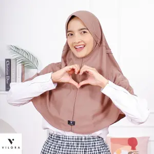 Vilora - Kerudung Instan Sekolah Serut (Jilbab Sekolah) Batch 1